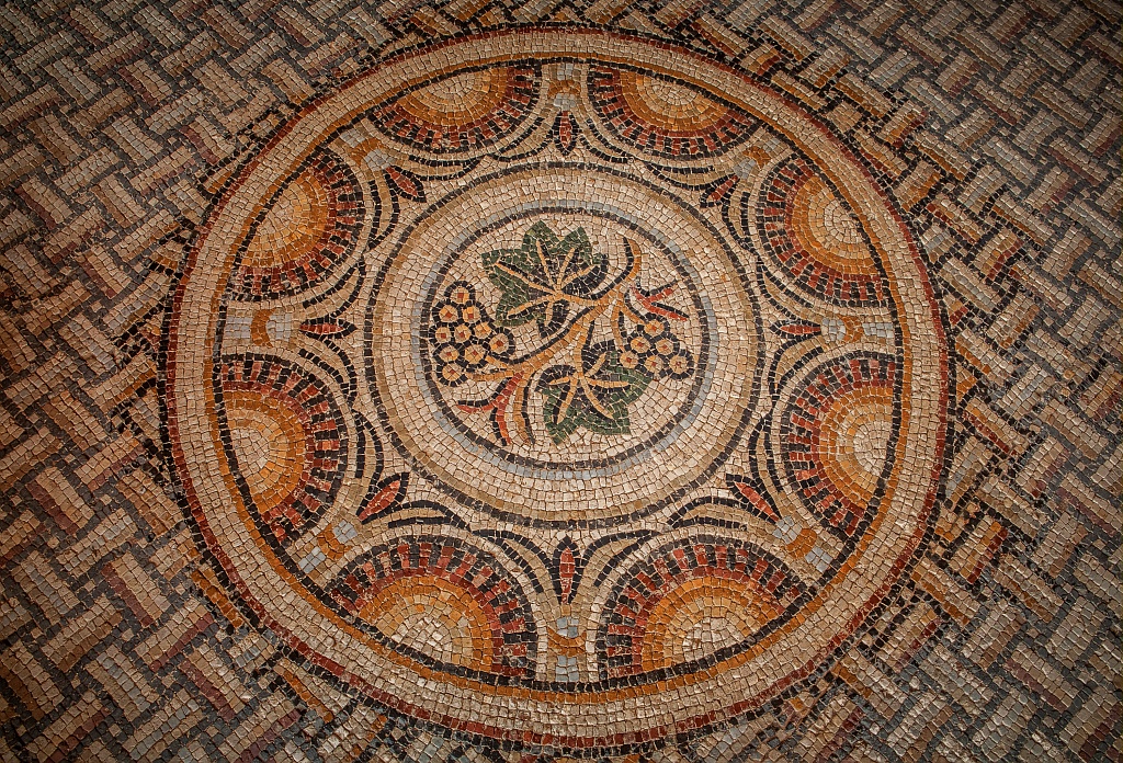 Mosaïques vignes Villa Seviac