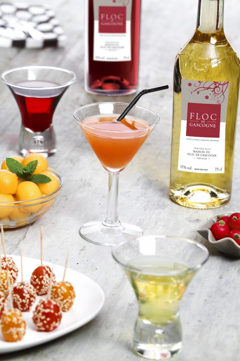 Cocktail au Floc de Gascogne_Ete dans le Gers