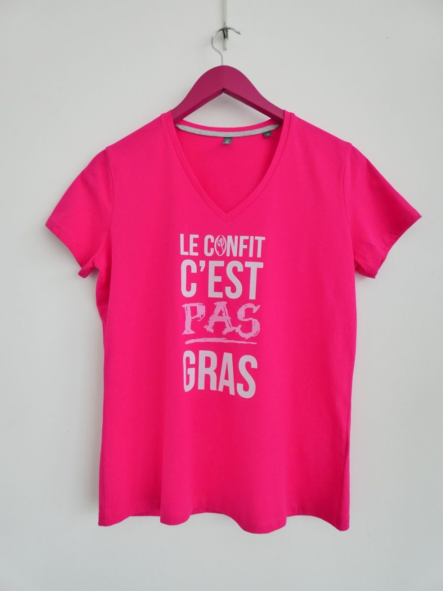 t-shirt femme le confit c'est pas grave
