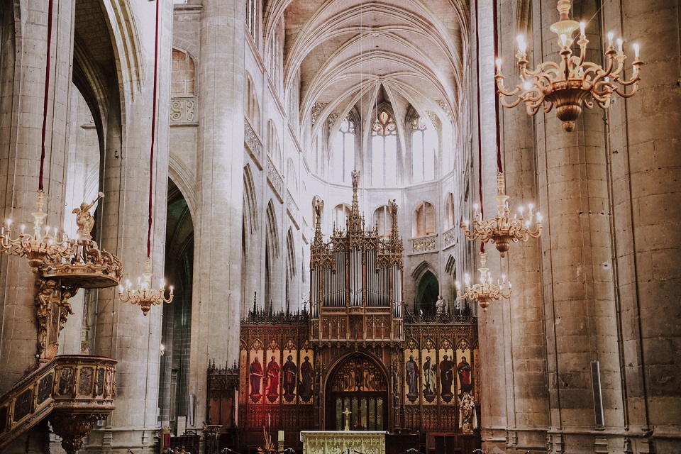 Interior de la catedral de Auch
