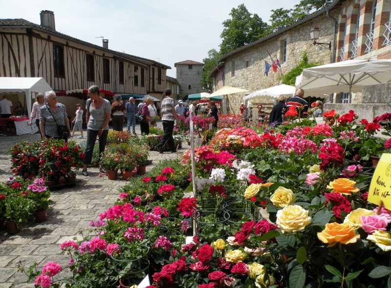 Les Créneaux Fleuris: mercado de flores