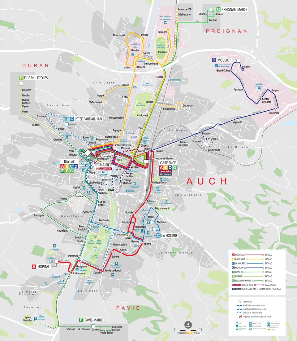 Consulter le plan du réseau