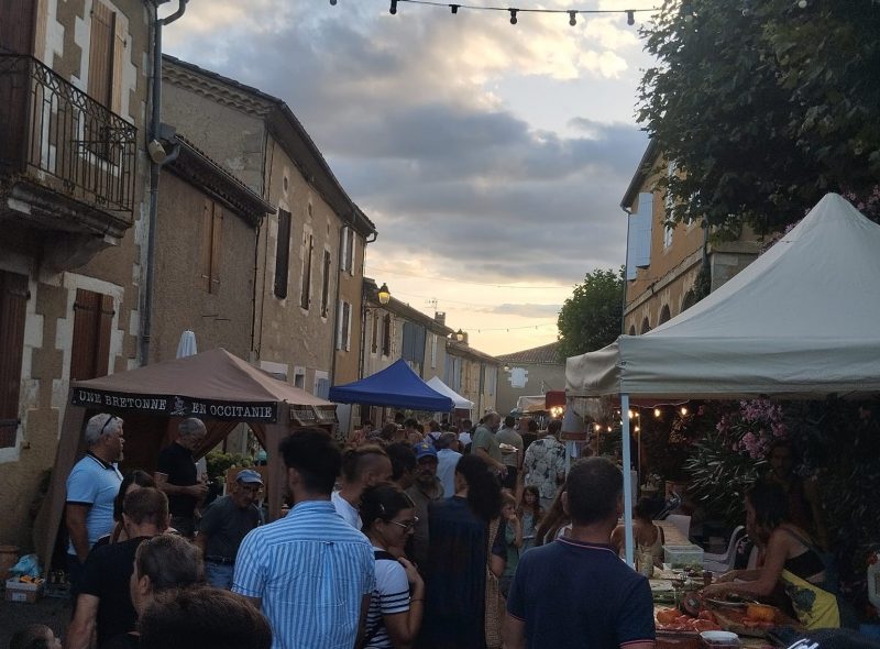 Marchés nocturnes dans le Gers