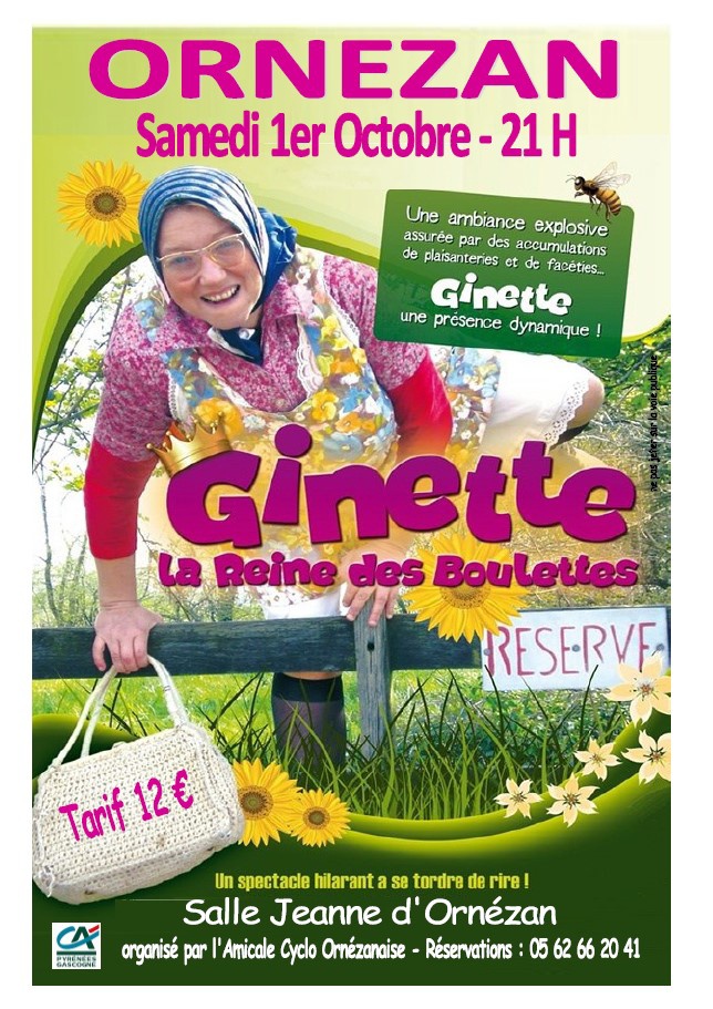 SPECTACLE GINETTE